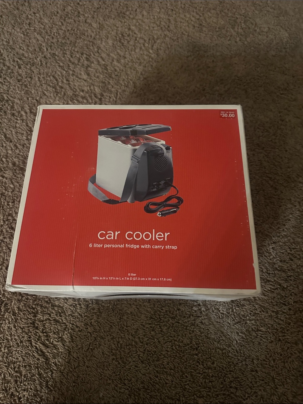 Car Cooler 6 Liter Personal Fridge
